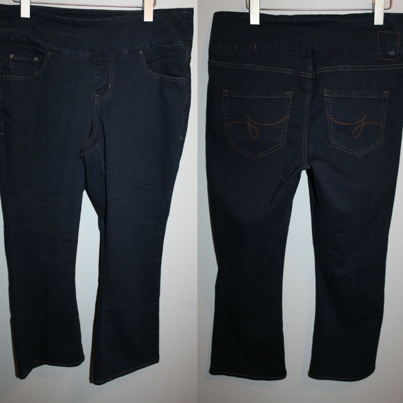 JAG Jeans High Rise Boot Leg Pull On Jeans HW6687 - Picture 2 of 7